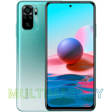 Смартфон Xiaomi Redmi Note 10 4GB/128GB (зеленое озеро)
